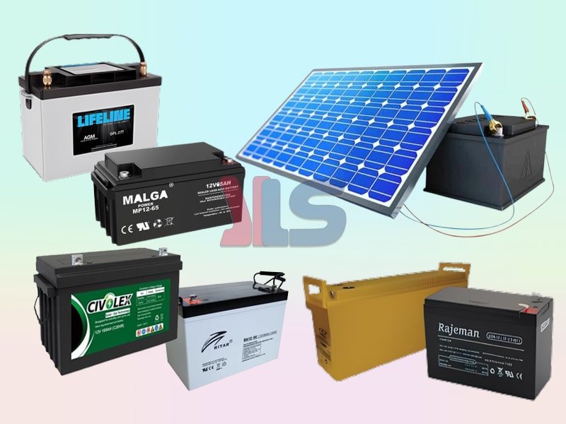 انواع باتری سیستم خورشیدی